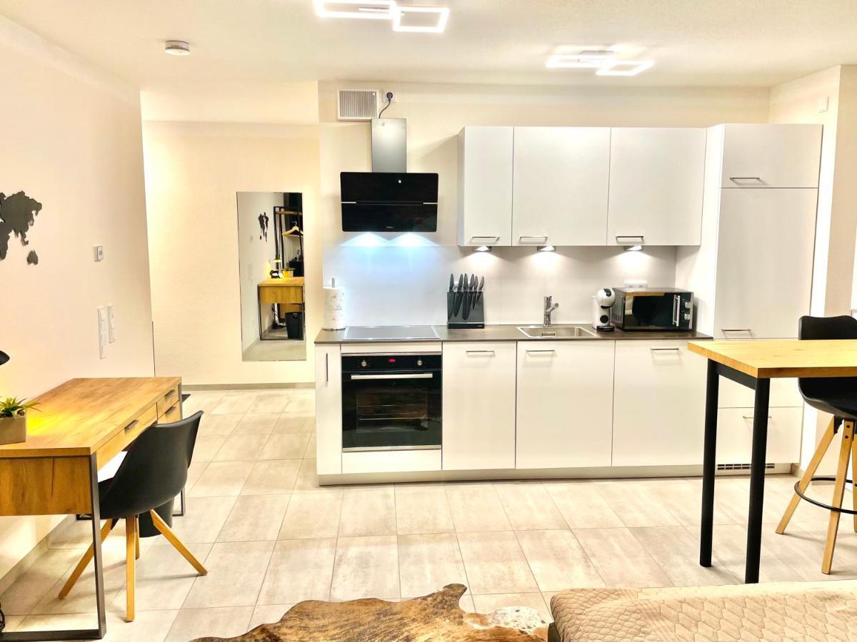 Apartment Im Gehobenen Stadtviertel - Perfekt Fuer Selbstversorger Aalen Eksteriør bilde